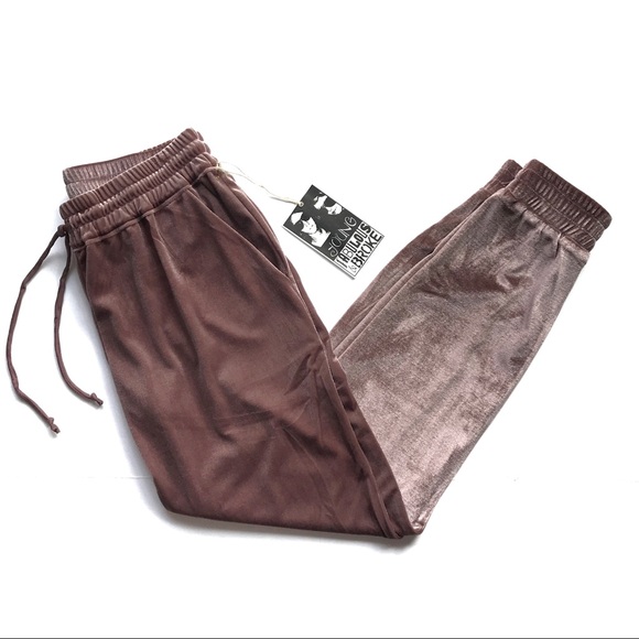 YOUNG FABULOUS & BROKE NWT Ollie Velvet Jogger - Picture 2 of 7